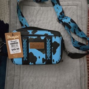 Wrangler Blue and Black Men's Bag